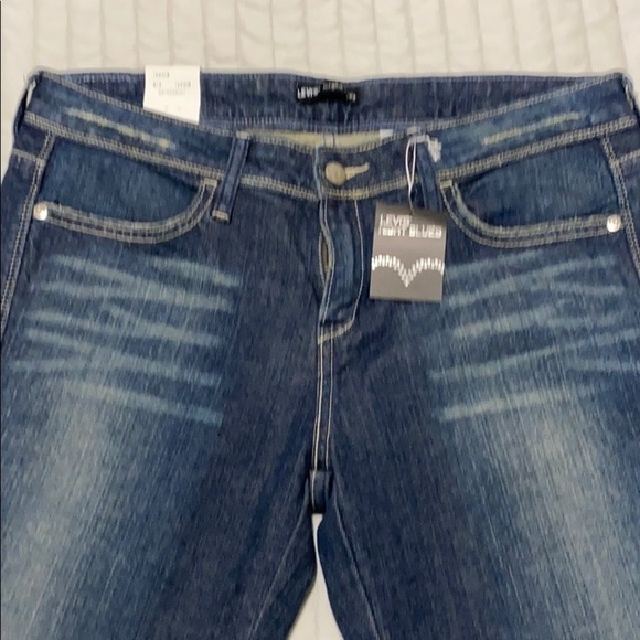 Levi’s night blues low boot cut 545” jeans size 8 - Picture 5 of 13